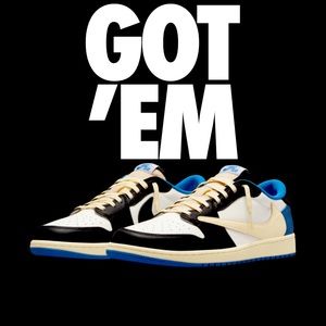 Air Jordan 1 Retro Low Fragment x Travis Scott